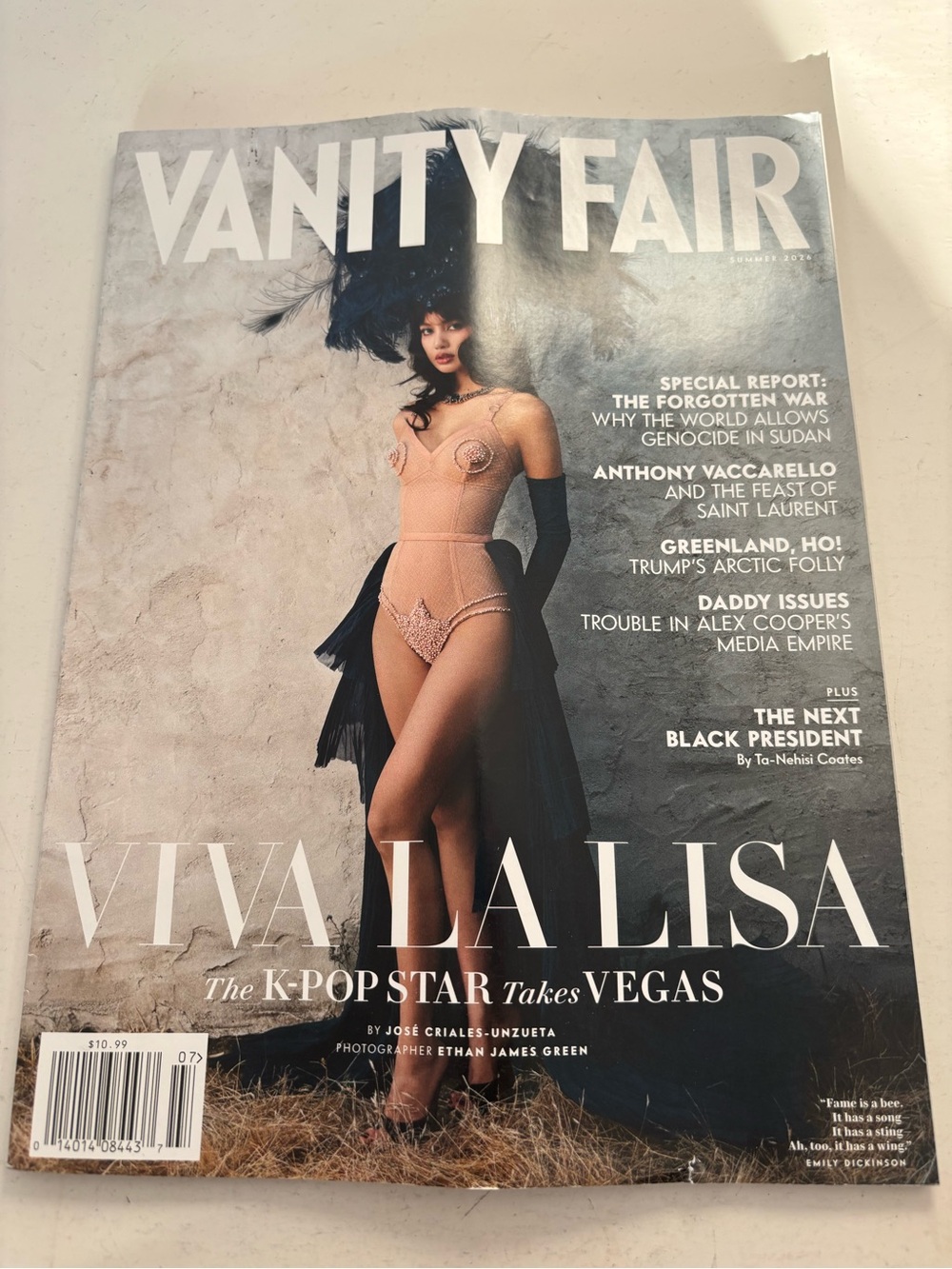 Vanity Fair Magazine Cover - 'Viva La Lisa' Summer 2026